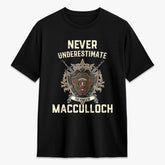 MacCulloch (McCulloch) Tartan Crest 2D T-shirt - Never Underestimate Style